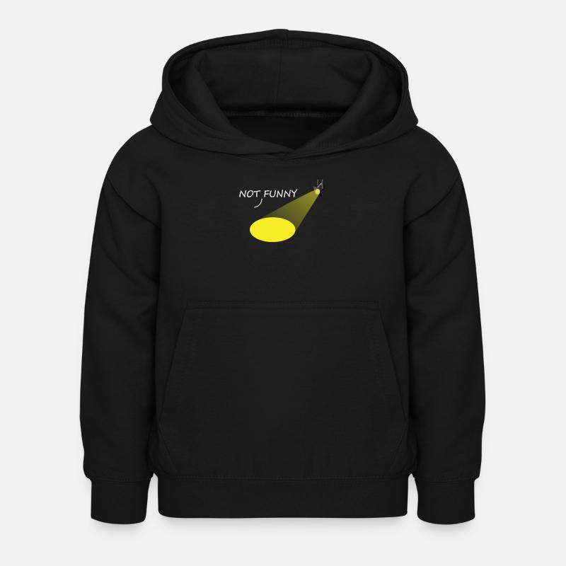 Tecnico di scena - Felpa con cappuccio per bambini - nero
