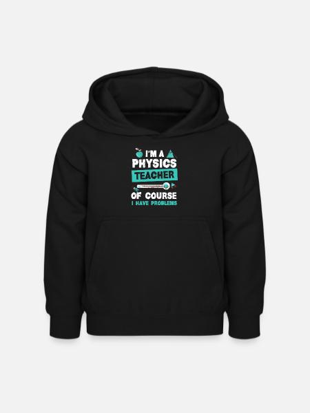 Physiklehrer - Kinder Hoodie - Schwarz