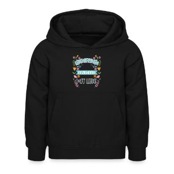 Educator Gift Educators - Kids Hoodie - black - Front - AI Model Kid Female (0cm)
