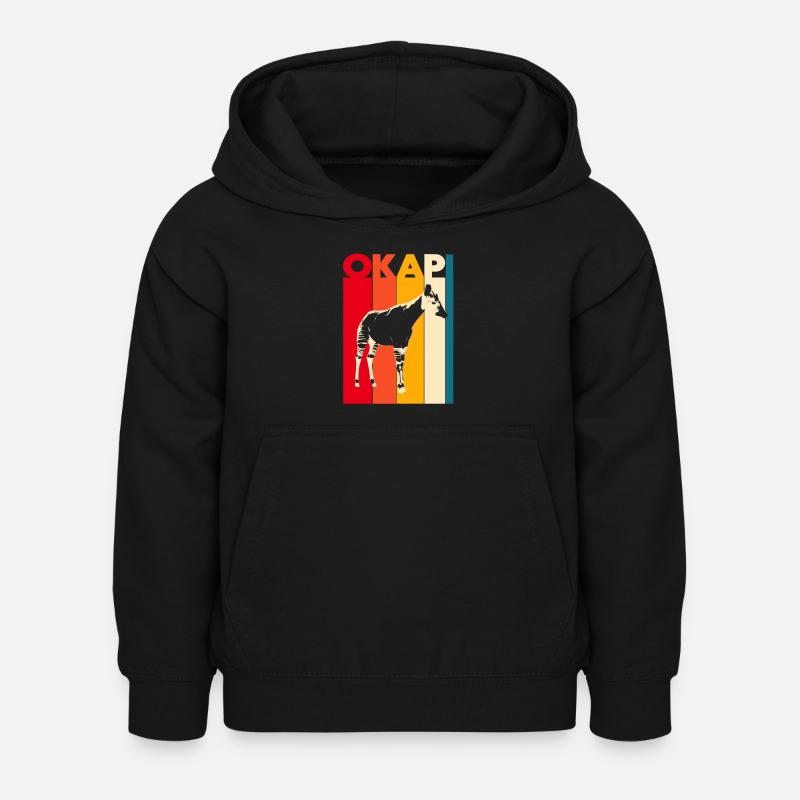 okapi - Kids Hoodie - black