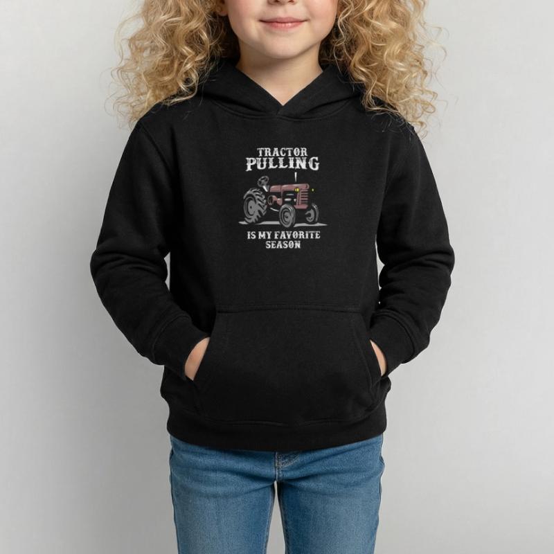 tractor pulling, tractor pulling tractor, pulling, Kids Hoodie