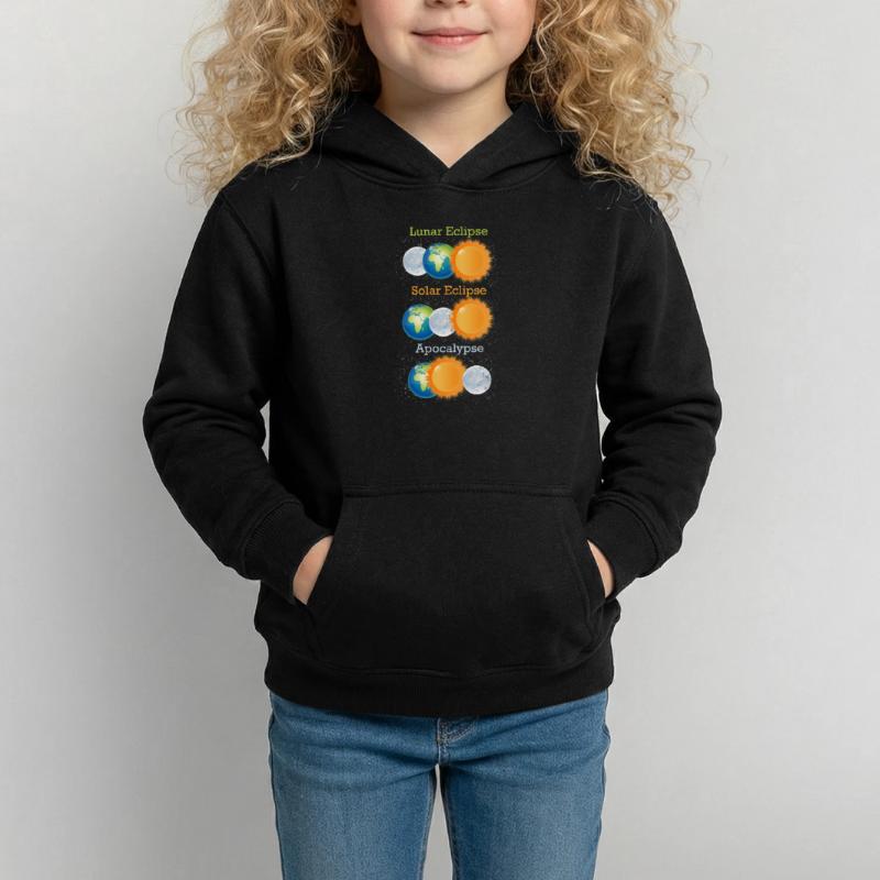 Éclipse de lune Éclipse Apocalypse Sweat à capuche Enfant