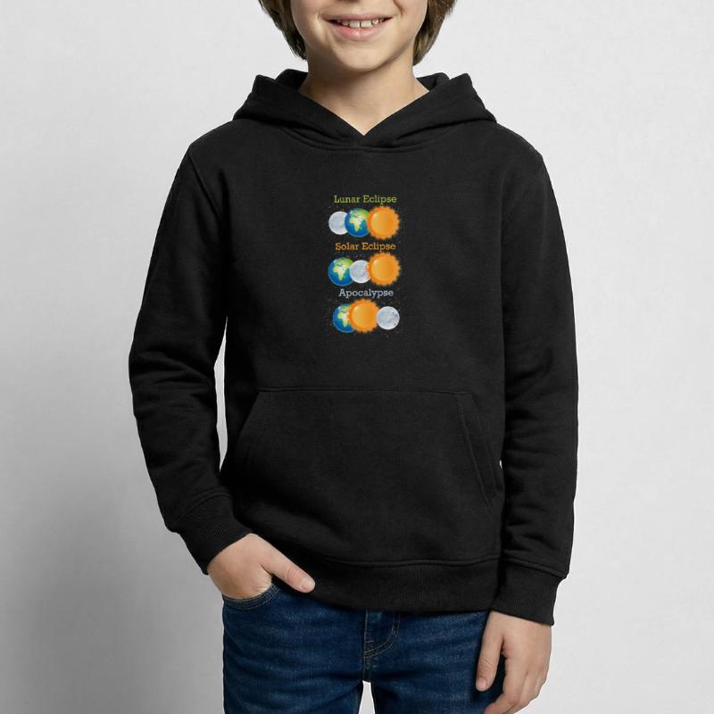 Éclipse de lune Éclipse Apocalypse Sweat à capuche Enfant