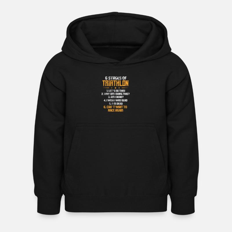Triathlon - Sweat à capuche Enfant - noir
