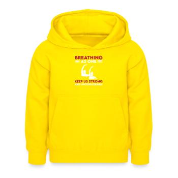 Synchronschwimmen Geschenk - Kinder Hoodie - Gelb - Vorne - AI Model Kid Female (0cm)