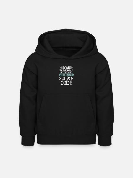 Programmierer - Kinder Hoodie - Schwarz