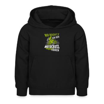 Mir Reichts Ich Geh Motocross Fahren - Kinder Hoodie - Schwarz - Vorne - AI Model Kid Female (0cm)