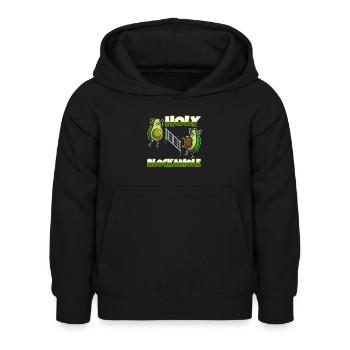 Holy blockamole volley-ball - Sweat à capuche Enfant - noir - Devant - AI Model Kid Female (0cm)