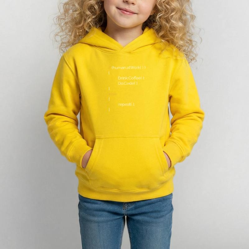 Programmer Computer Scientist Coffee Gift C# Java Kids Hoodie