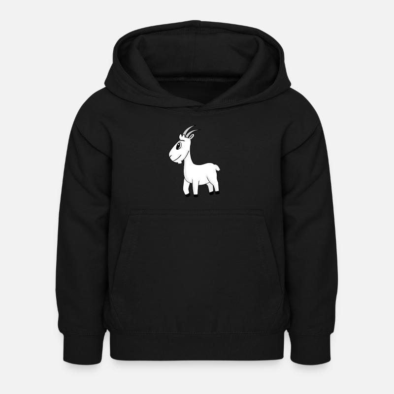 Bouc de chèvre - Sweat à capuche Enfant - noir