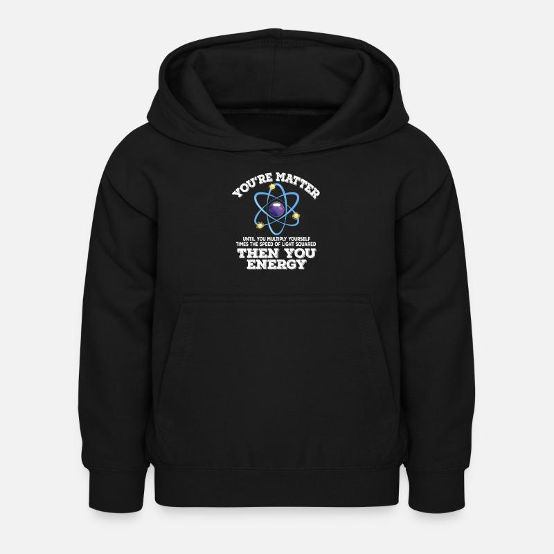 Physicien physicien - Sweat à capuche Enfant - noir