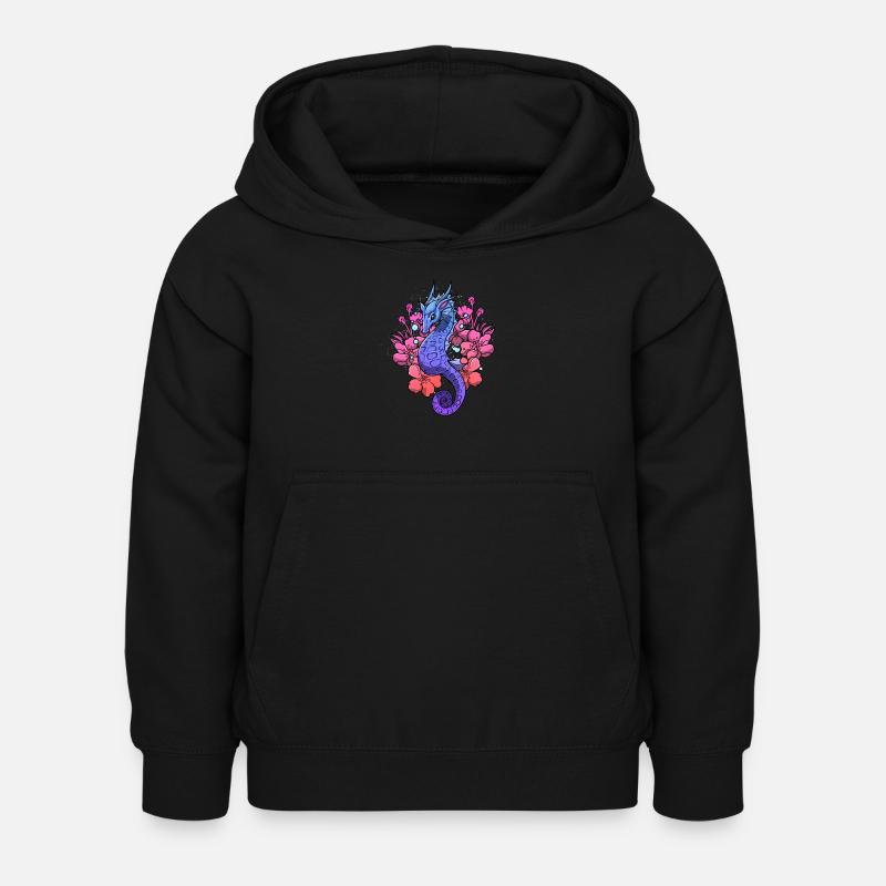 Rétro Gothique Vintage Goth Occulte - Sweat à capuche Enfant - noir