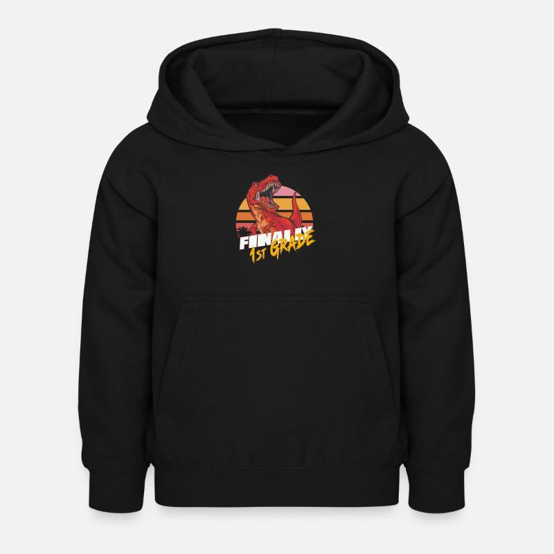 Endlich 1. Klasse, Erstklässler - Kinder Hoodie - Schwarz