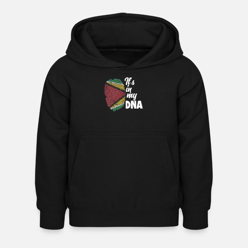 Guyanais c’est la guyane dans mon ADN - Sweat à capuche Enfant - noir