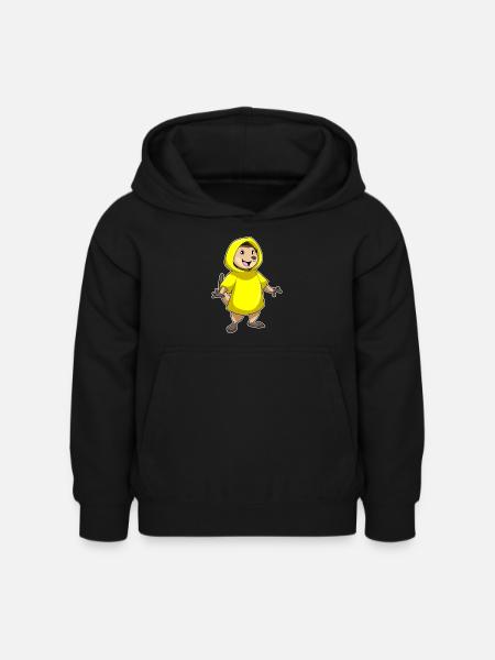 Erdmännchen Regenjacke - Kinder Hoodie - Schwarz