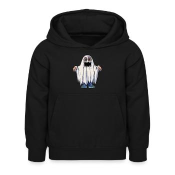 Costume de fantôme pour enfants - Sweat à capuche Enfant - noir - Devant - AI Model Kid Female (0cm)