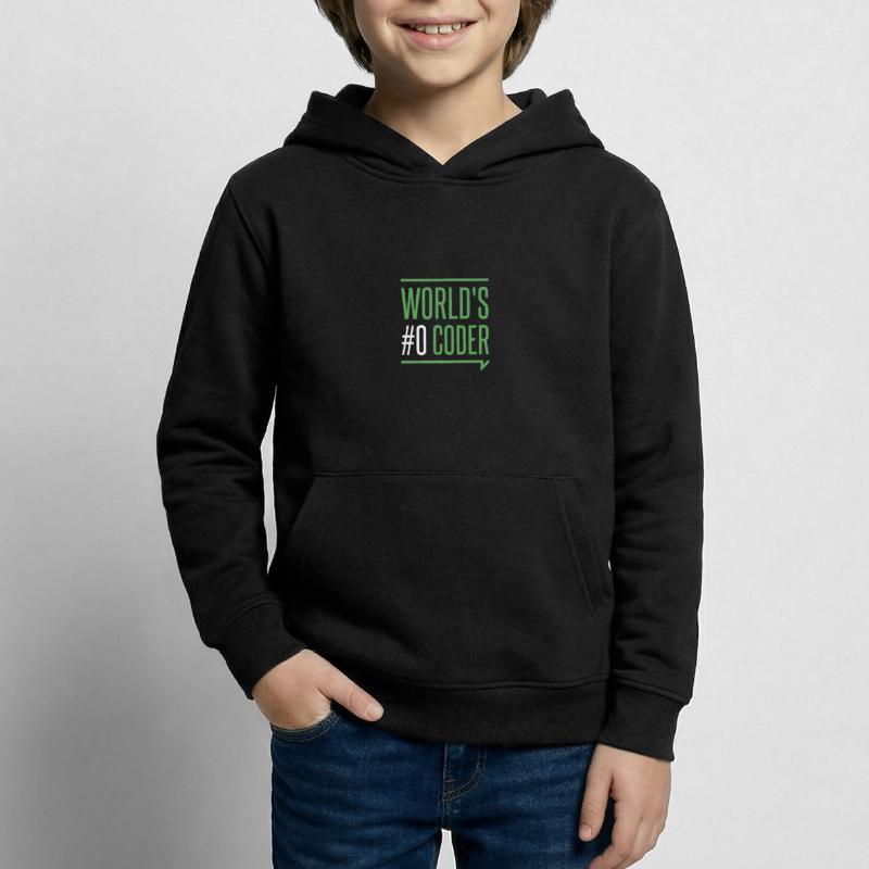 Programmer - creators coders world's #0 coder Kids Hoodie