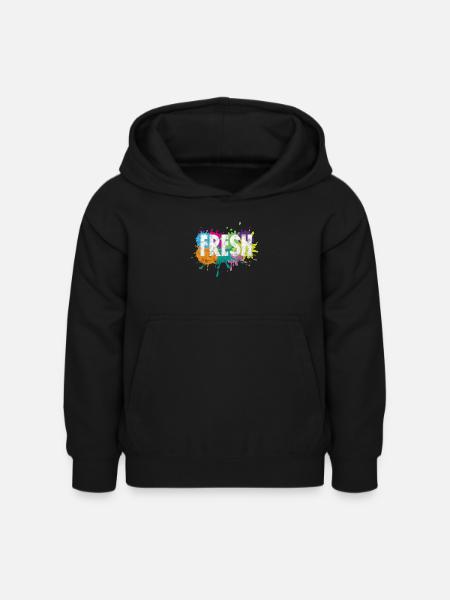 Hip Hop - Kinder Hoodie - Schwarz