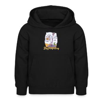 Prospectors Digging Treasure - Kids Hoodie - black - Front - AI Model Kid Female (0cm)