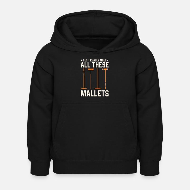 Croquet - Sweat à capuche Enfant - noir