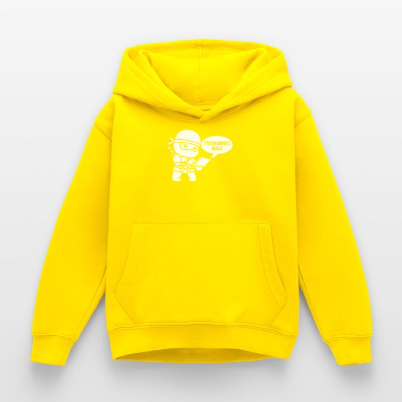 Developer Coder Programmer Ninja Kids Hoodie