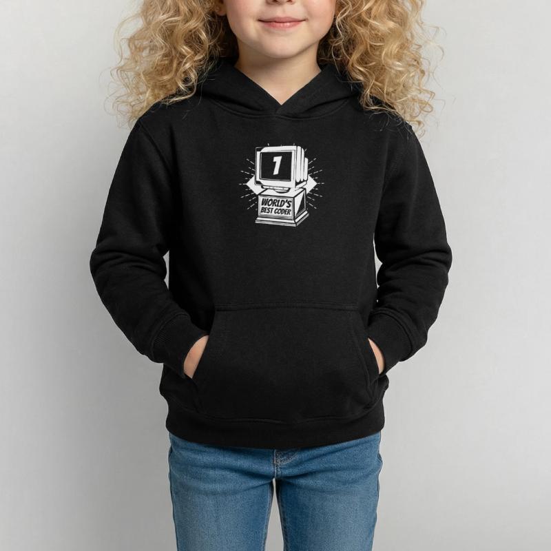 Developer Coder Programmer Worlds Best Coder Kids Hoodie