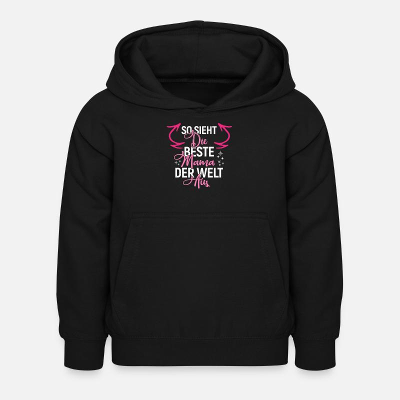 Beste Mama der Welt - Muttertag - Kinder Hoodie - Schwarz