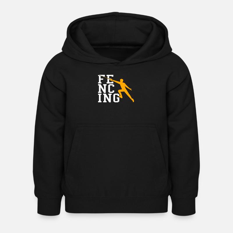 Escrime - Sweat à capuche Enfant - noir