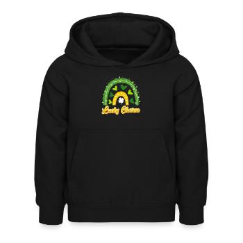 Lucky Charm St. Patrick’s Day - Kinder Hoodie - Schwarz - Vorne - AI Model Kid Female (0cm)