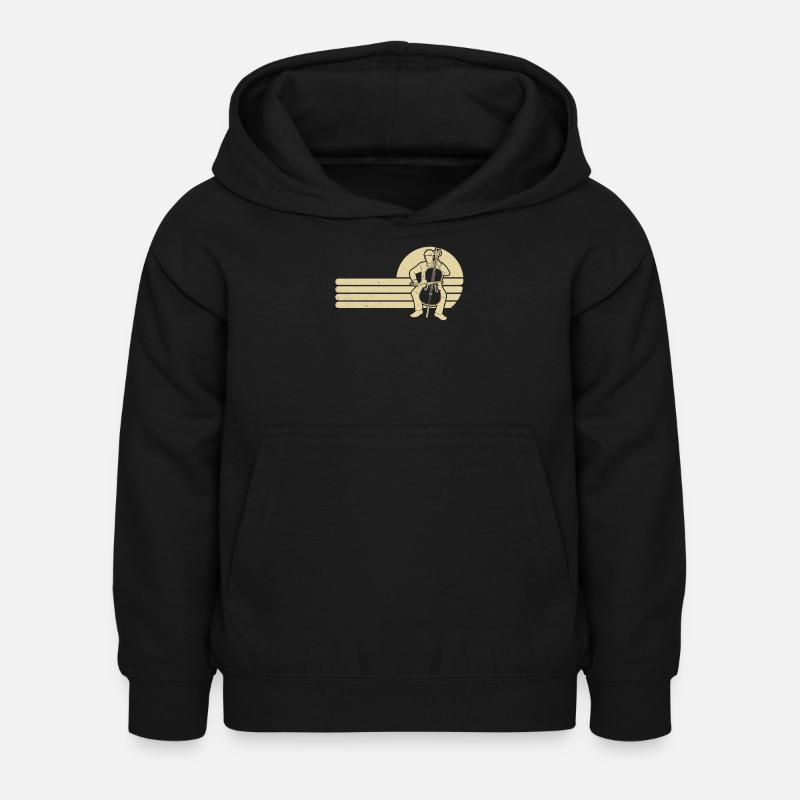 Violoncelliste violoncelliste - Sweat à capuche Enfant - noir