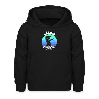 Grundschule Geschafft 2026 Grundschule Abschied - Kinder Hoodie - Schwarz - Vorne - AI Model Kid Female (0cm)