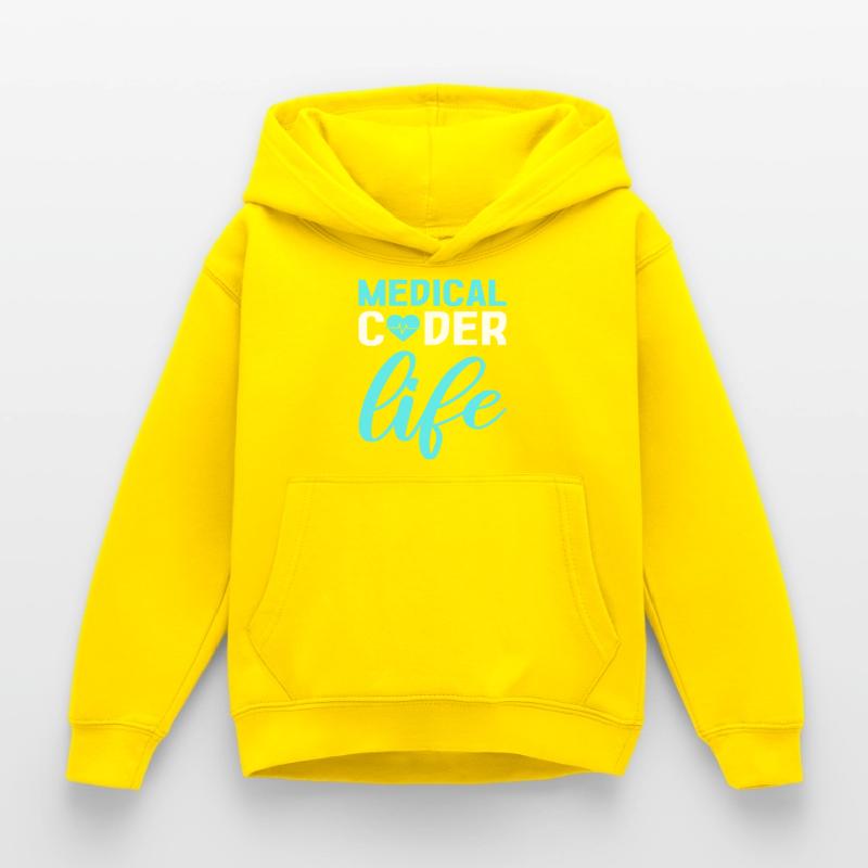 Medical Coder Life Clinical Coder Medical Coding Kinder Hoodie