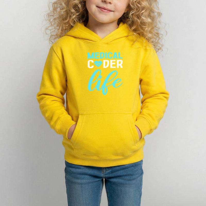 Medical Coder Life Clinical Coder Medical Coding Kinder Hoodie