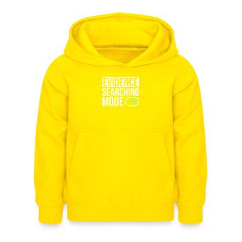 Crime Scene Investigator Design Für Forensiker - Sweat à capuche Enfant - jaune - Devant - AI Model Kid Female (0cm)