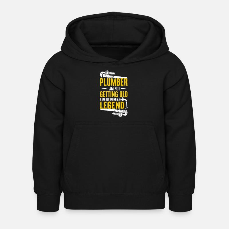 Heating construction Heating installer - Kids Hoodie - black
