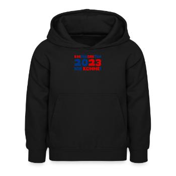 Kindergarten 2023 Ich Komme Mädchen Kita Geschenk - Kinder Hoodie - Schwarz - Vorne - AI Model Kid Female (0cm)