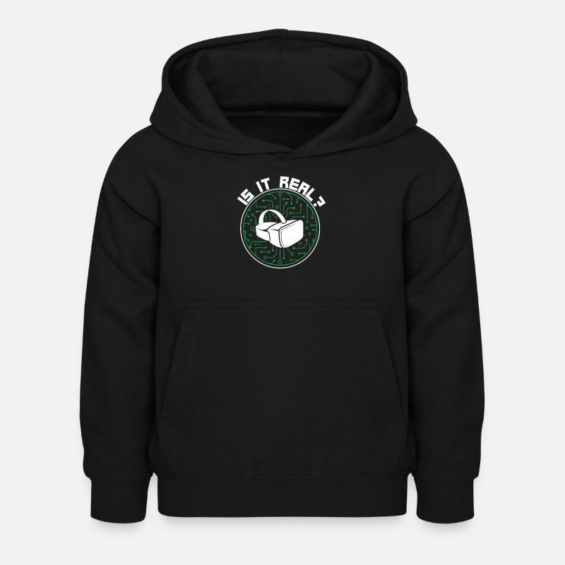 Virtual Reality VR Geschenk - Kinder Hoodie - Schwarz