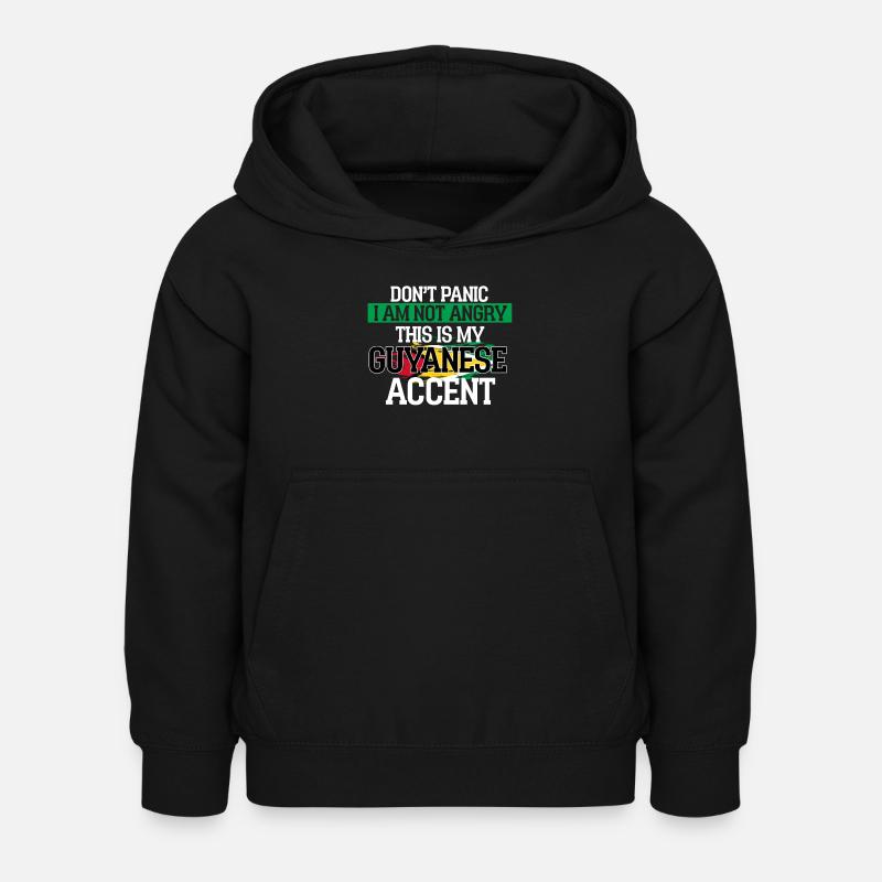 Guyana - Sweat à capuche Enfant - noir