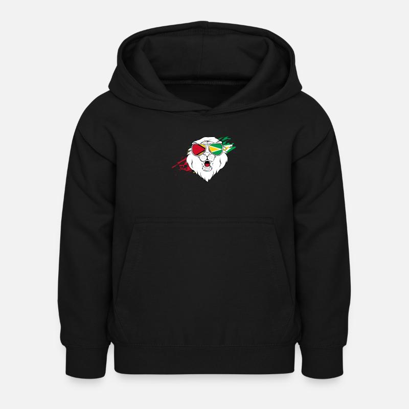 Guyana - Sweat à capuche Enfant - noir