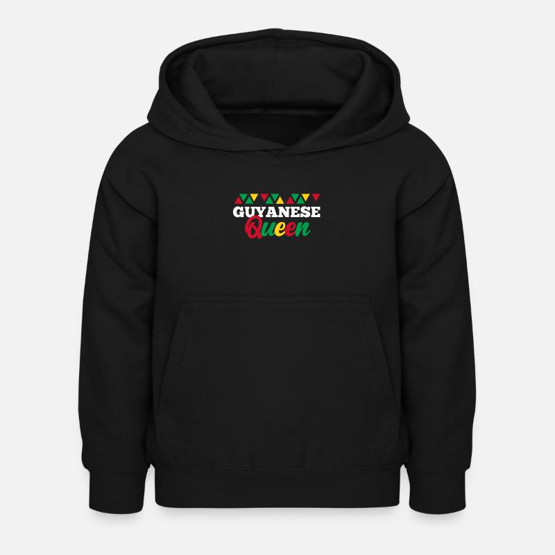Guyana - Sweat à capuche Enfant - noir