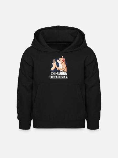 Chihuahua - Kinder Hoodie - Schwarz