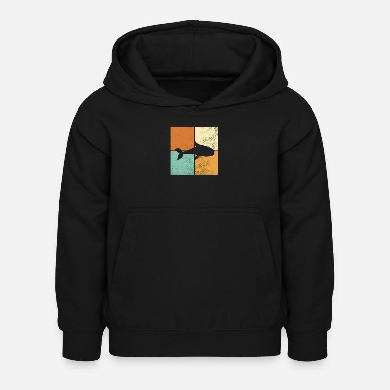 Poisson - Sweat à capuche Enfant - noir