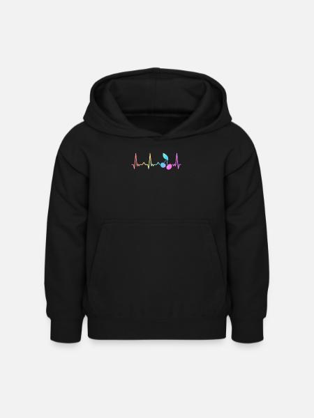 Kirsche Frucht Kirschen Cherry - Kinder Hoodie - Schwarz