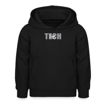 Lettrage de technicien de cils - Sweat à capuche Enfant - noir - Devant - AI Model Kid Female (0cm)