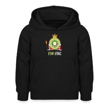 Pistache Pistache Nourriture Noël - Sweat à capuche Enfant - noir - Devant - AI Model Kid Female (0cm)
