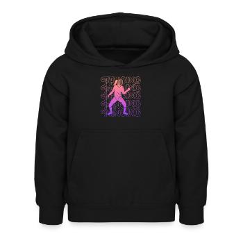 Fechter Fechtmeister Damen Frauen Mädchen Fechten - Kinder Hoodie - Schwarz - Vorne - AI Model Kid Female (0cm)