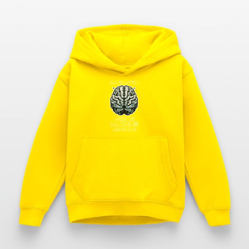 Artificial intelligence, machine learning, data Kids Hoodie