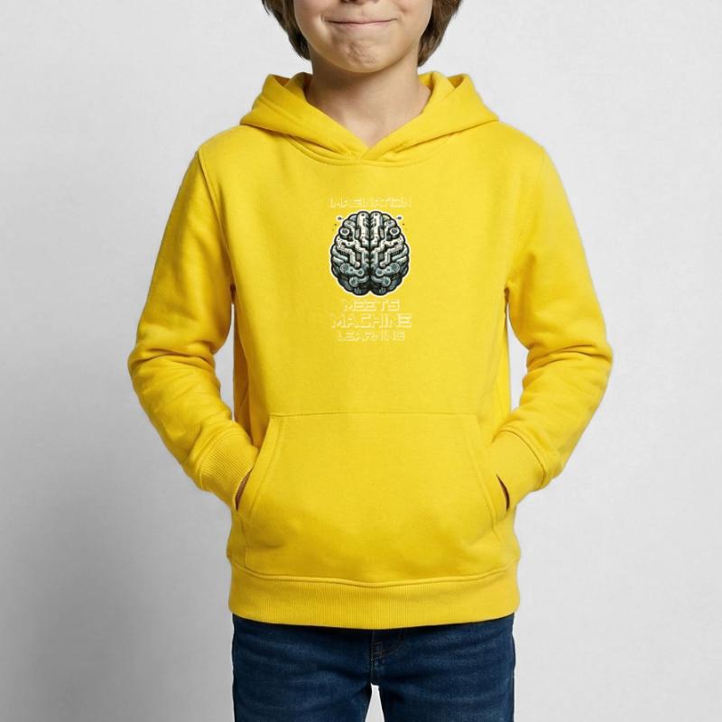 Artificial intelligence, machine learning, data Kids Hoodie