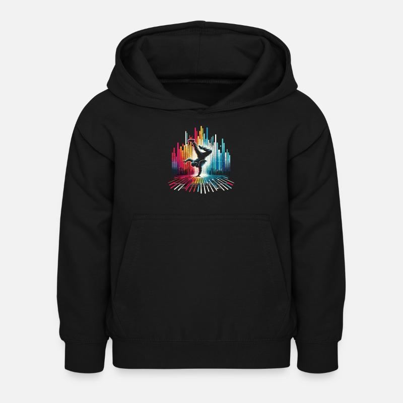 Breakdance Breakdancer Breakdance Enfants - Sweat à capuche Enfant - noir