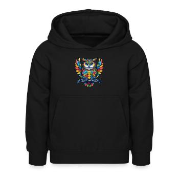 Autism Awareness puzzles piece - Kinder Hoodie - Schwarz - Vorne - AI Model Kid Female (0cm)